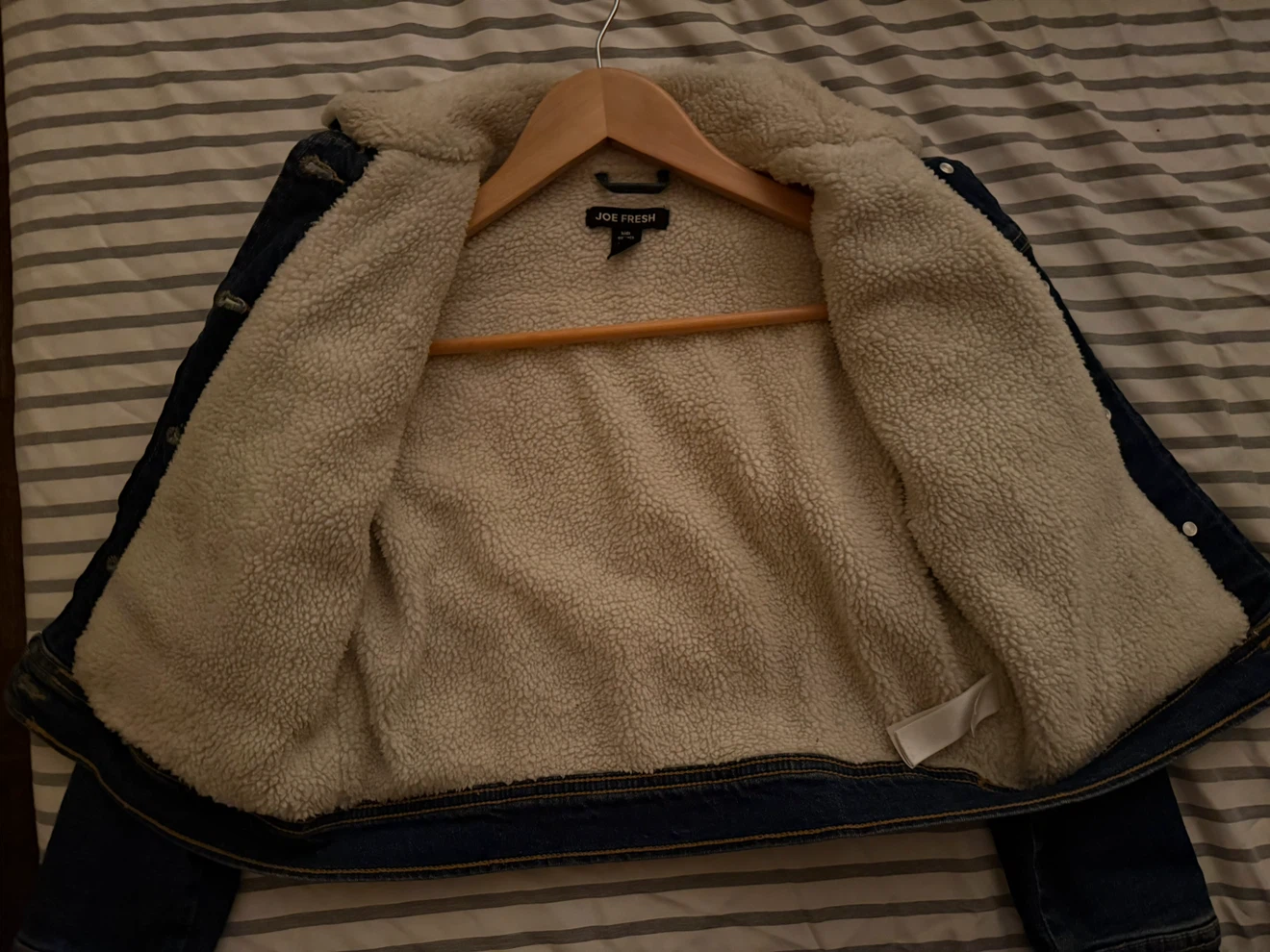 Joe Fresh Sherpa-Lined Denim Jacket - photo 2