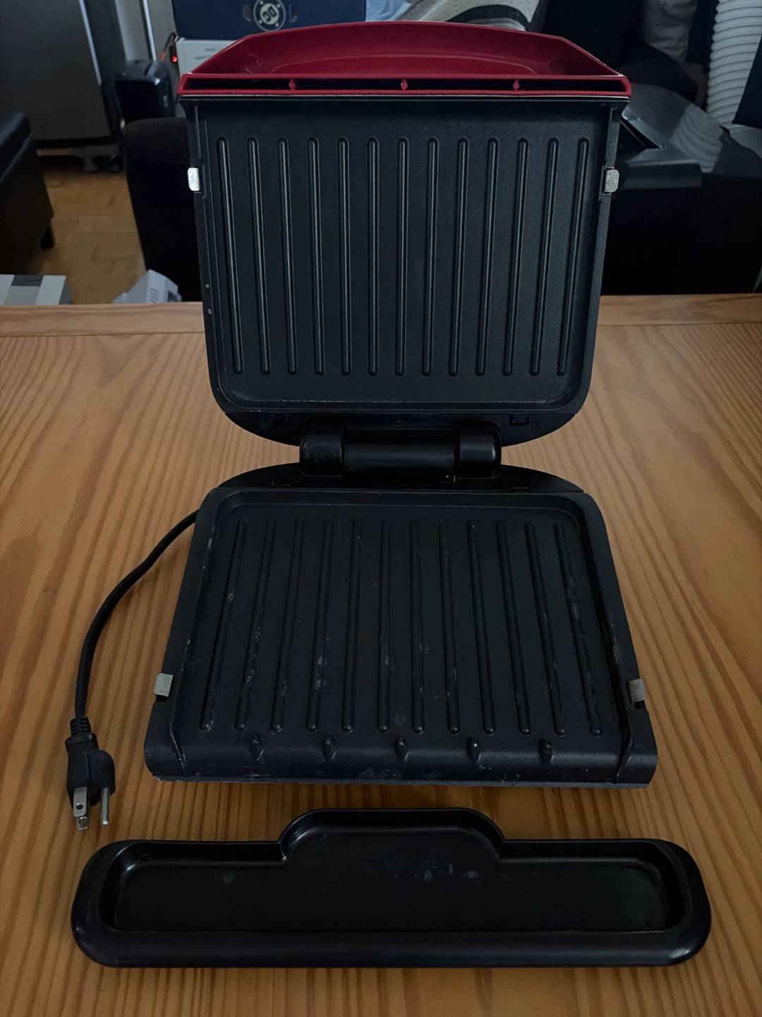 George Foreman 4-Serving Electric Grill and Panini Press - photo 2