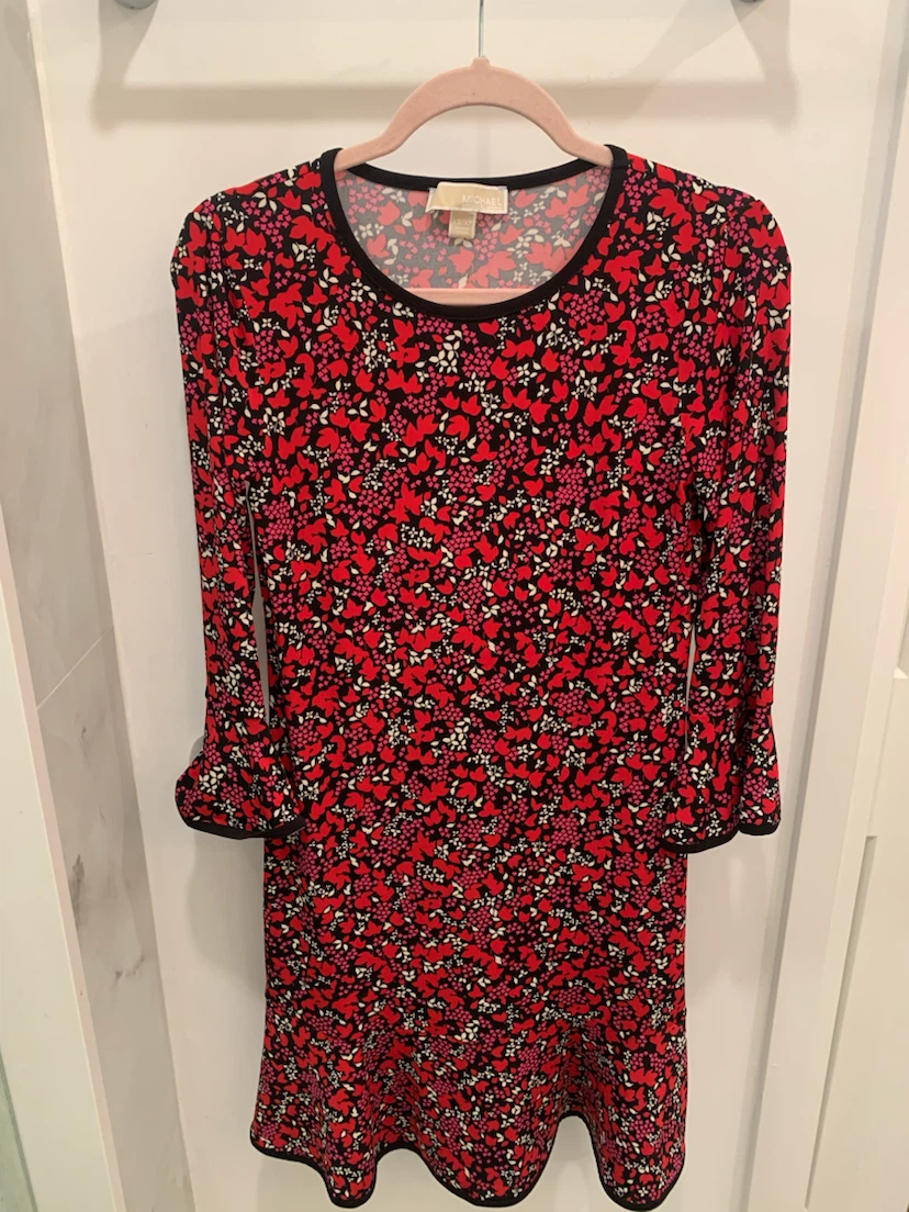 🌹 Preloved Michael Kors Floral Dress XS/XP ❤️
