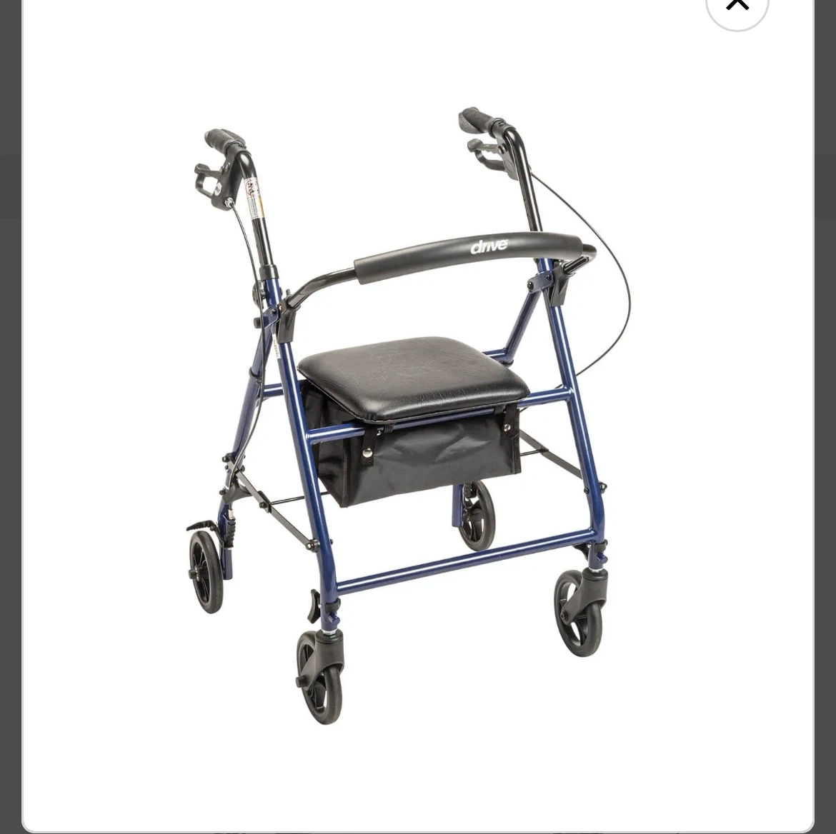 Drive Medical Steel Rollator