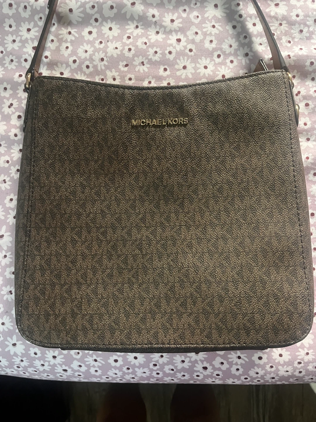 Michael Kors Monogram Crossbody Bag