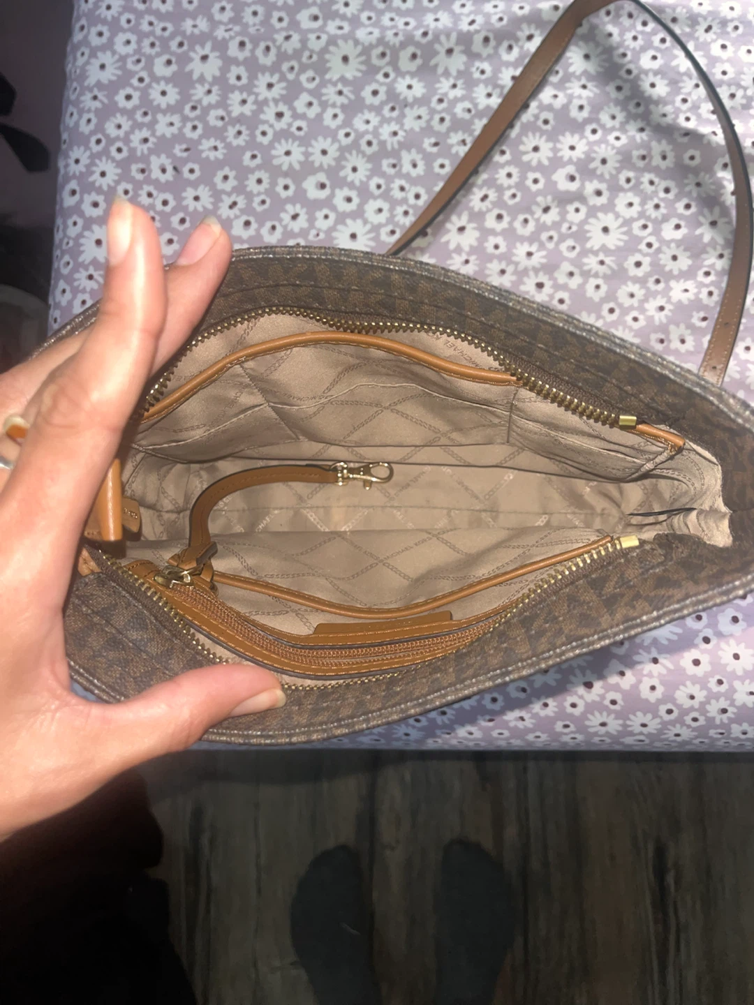 Michael Kors Monogram Crossbody Bag - photo 3
