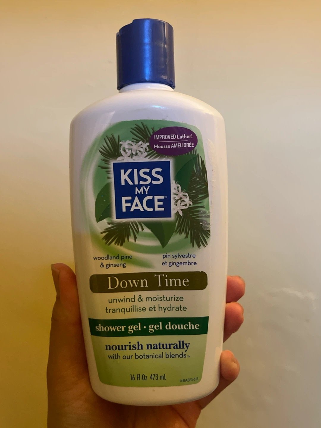 Kiss My Face Down Time Shower Gel - Woodland Pine & Ginseng
