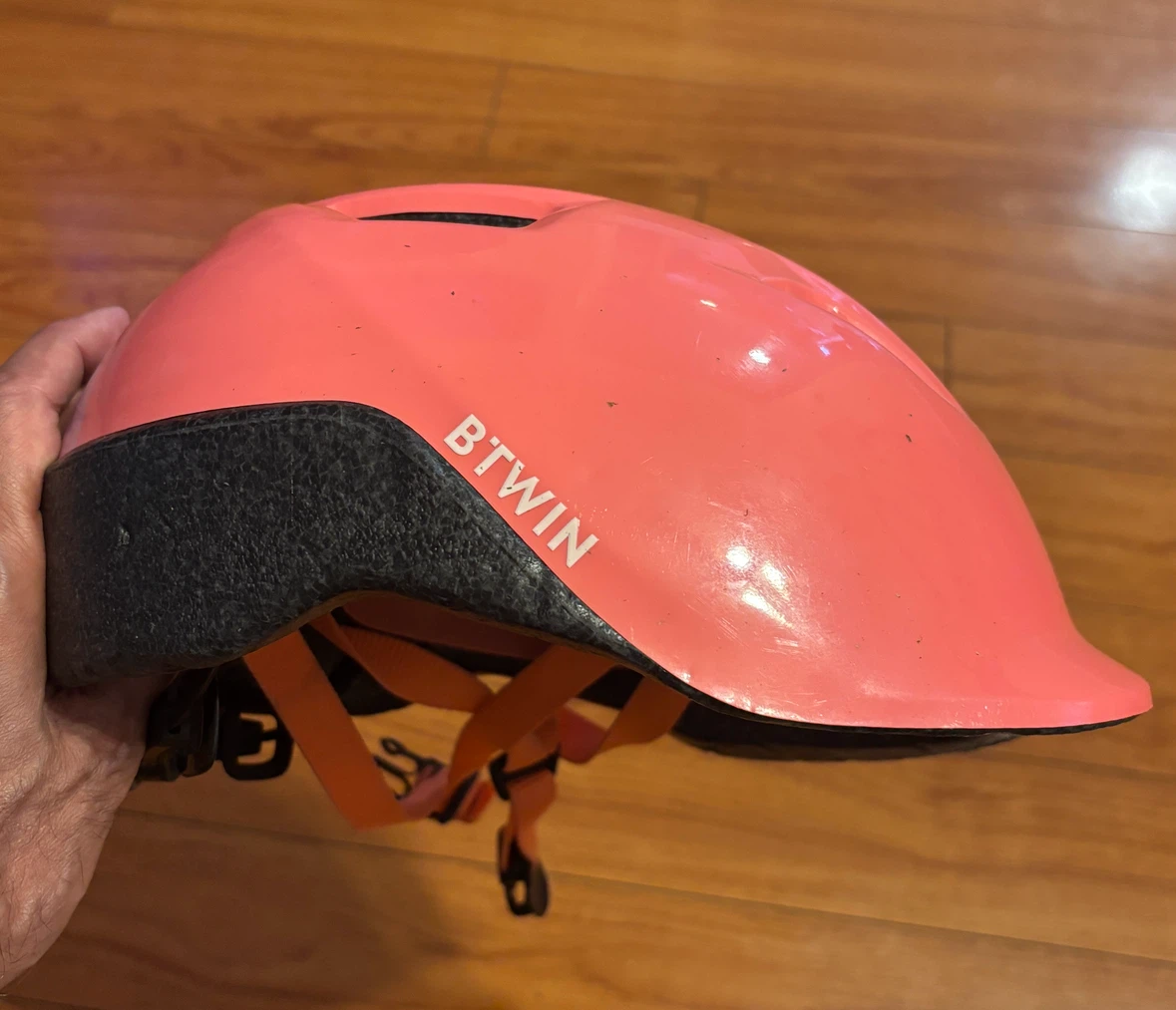 Beautiful Pink Kids Cycling Helmet by Decathlon (Size XS) - photo 3