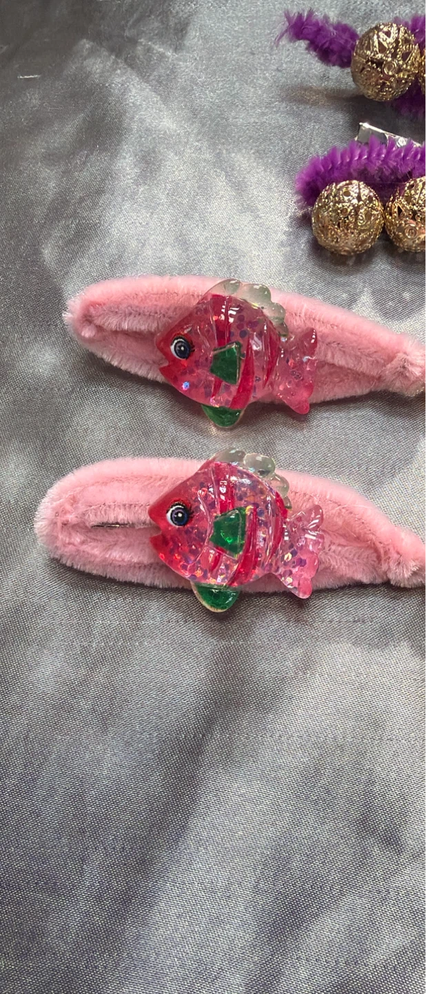 Assorted Children's Hair Clips with Charms - photo 5