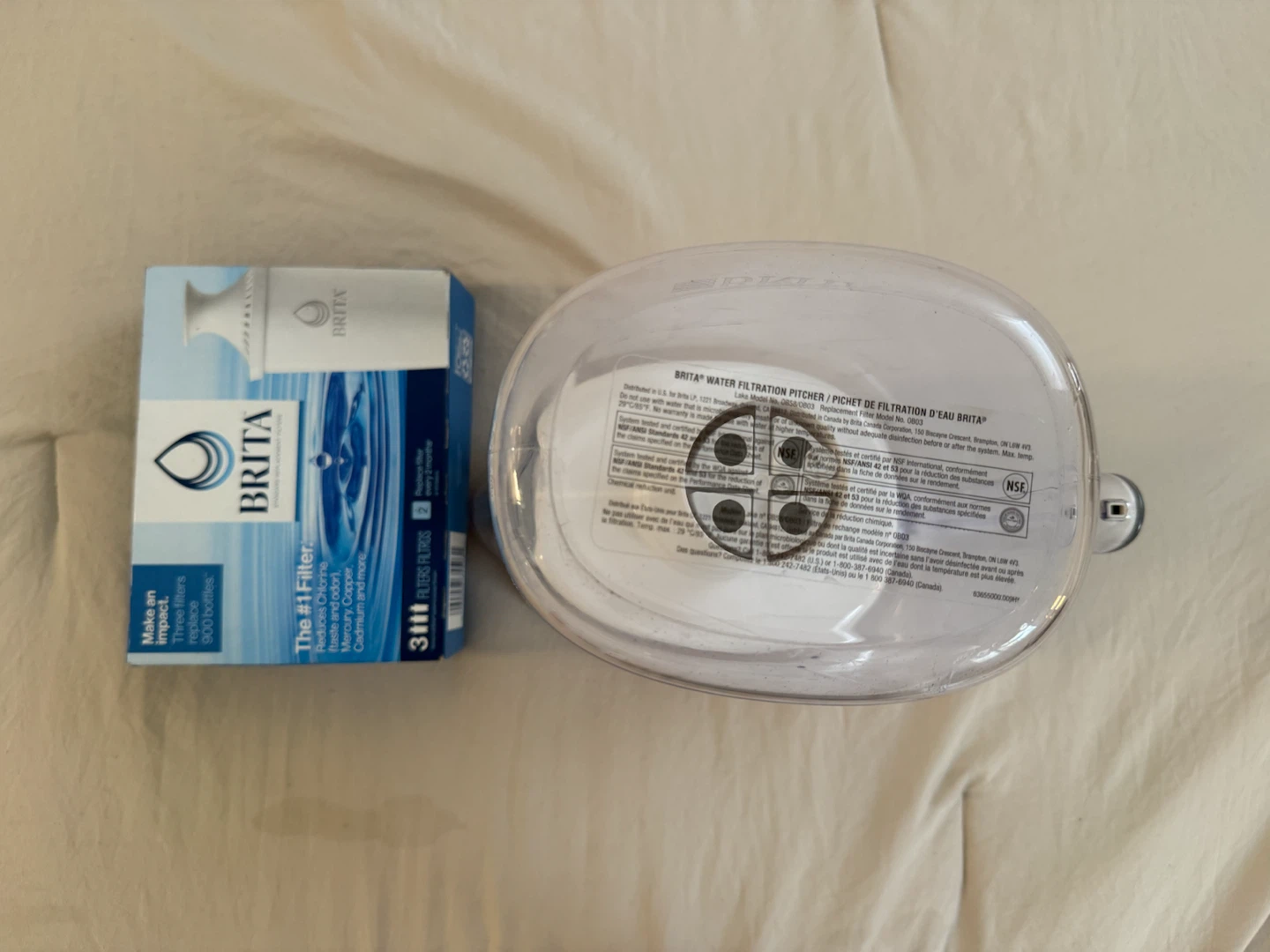 Brita Water Filter Pitcher with 3 Filters - photo 2