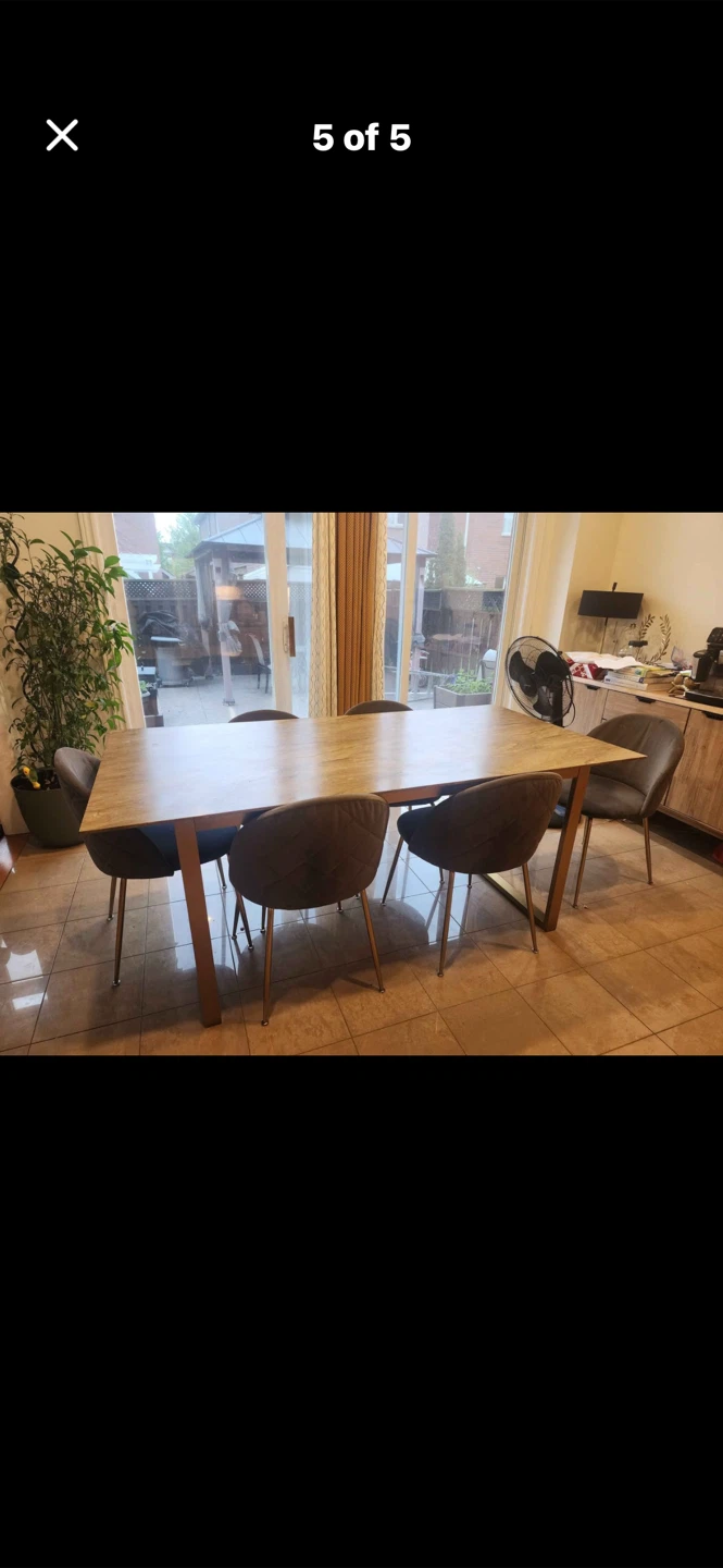 Dining Table and Chairs Set