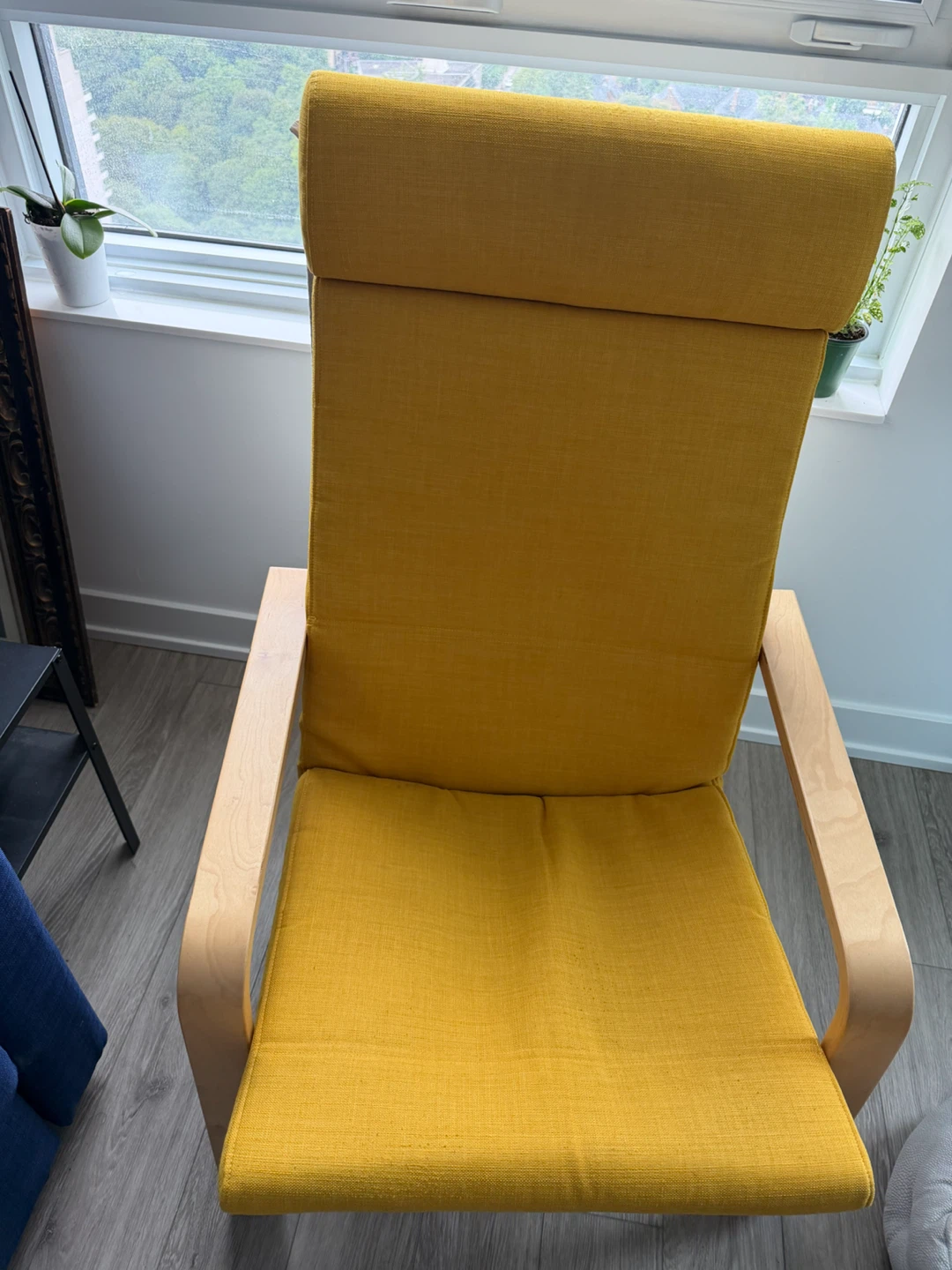IKEA Poäng Chair - Yellow Fabric - photo 2