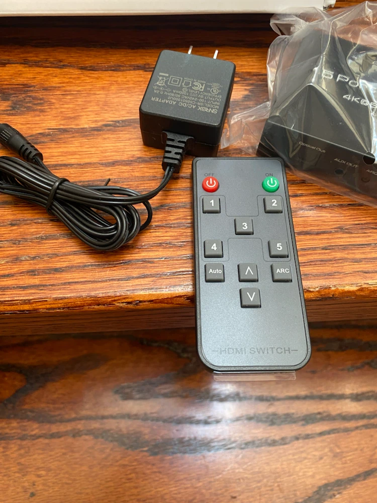 5 Port HDR HDMI Audio Extractor 4K@60Hz - photo 2