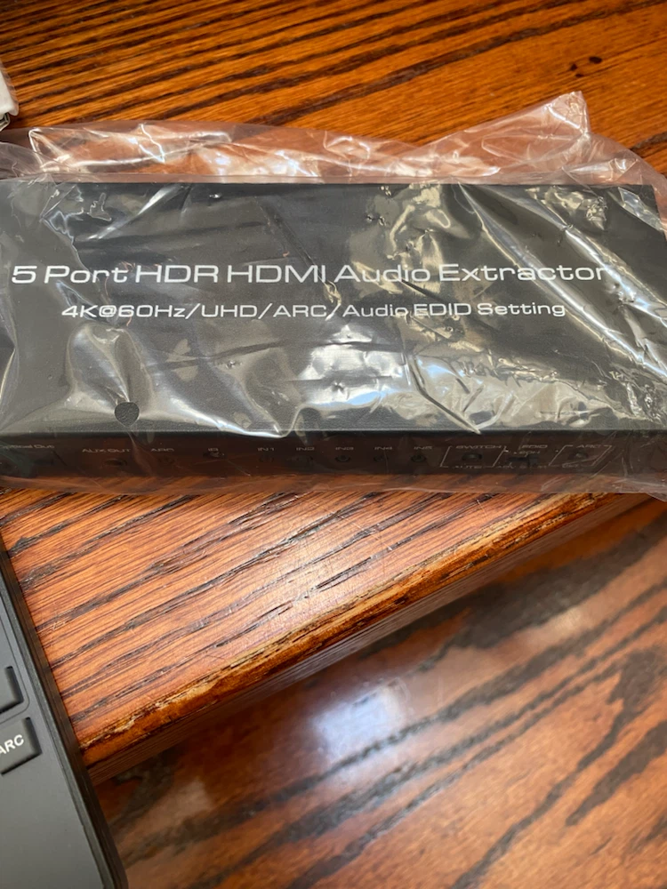 5 Port HDR HDMI Audio Extractor 4K@60Hz - photo 3
