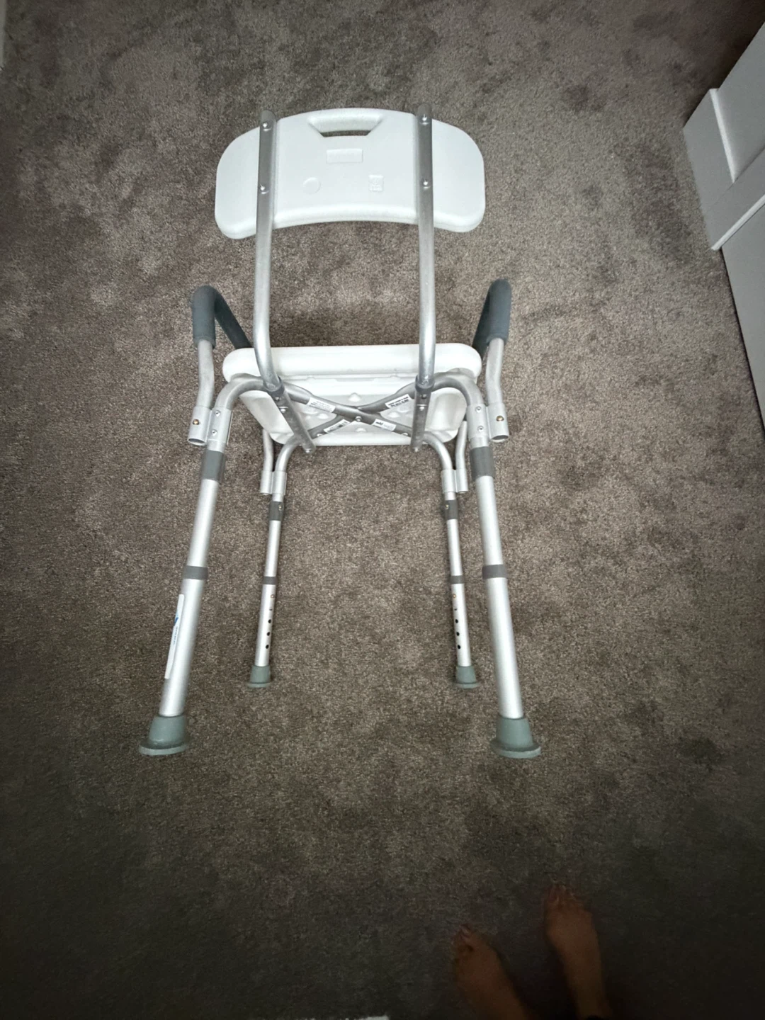 Adjustable Bath Seat with Back and Arms