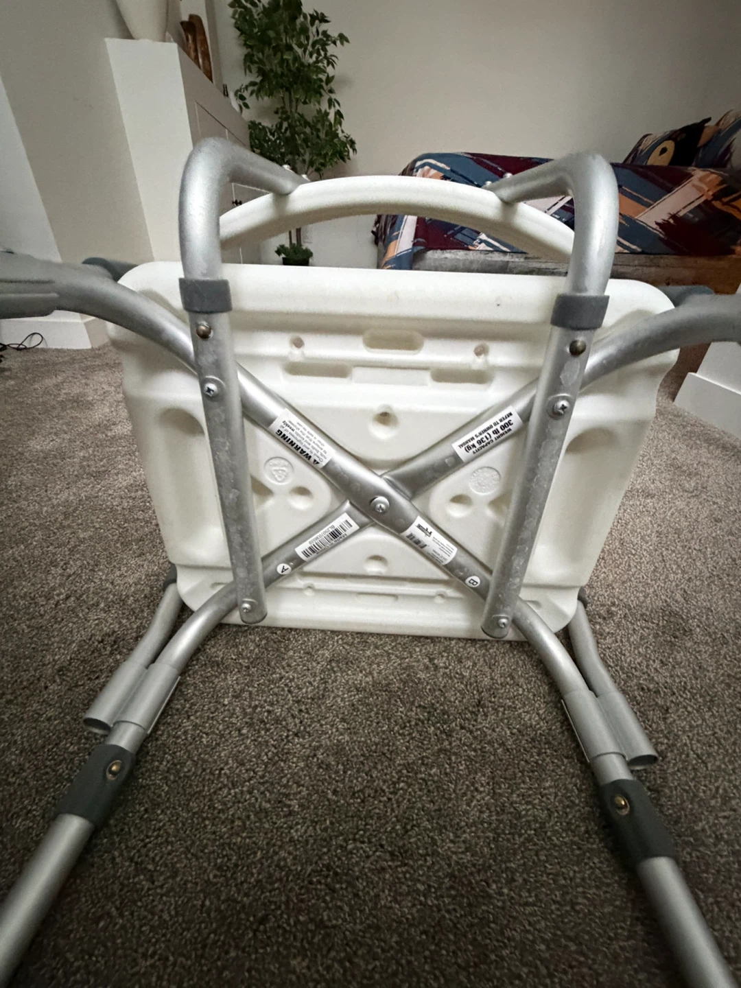 Adjustable Bath Seat with Back and Arms - photo 2
