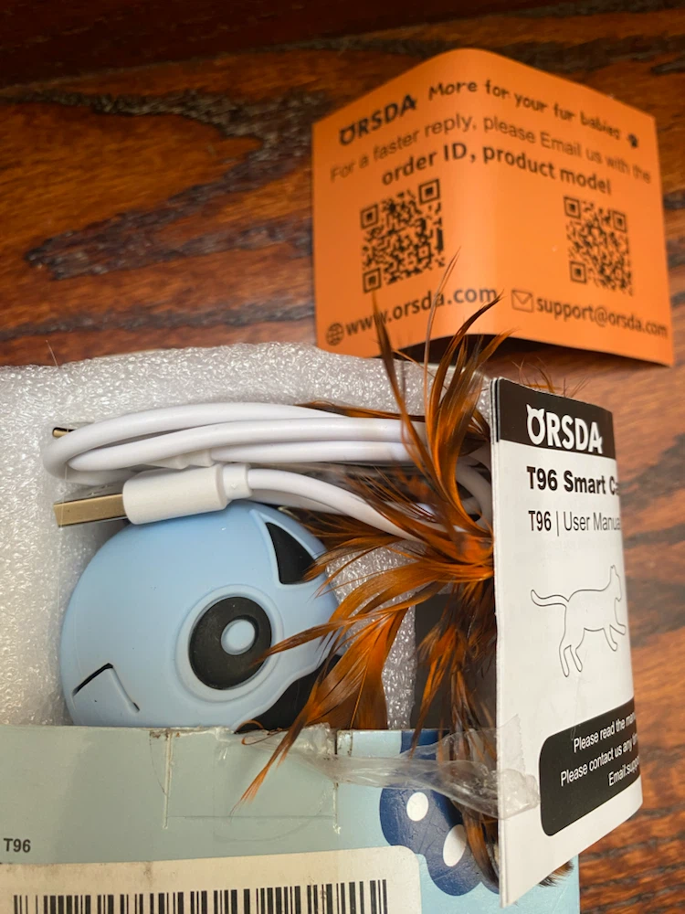 ORSDA T96 Smart Cat Ball Toy - photo 2