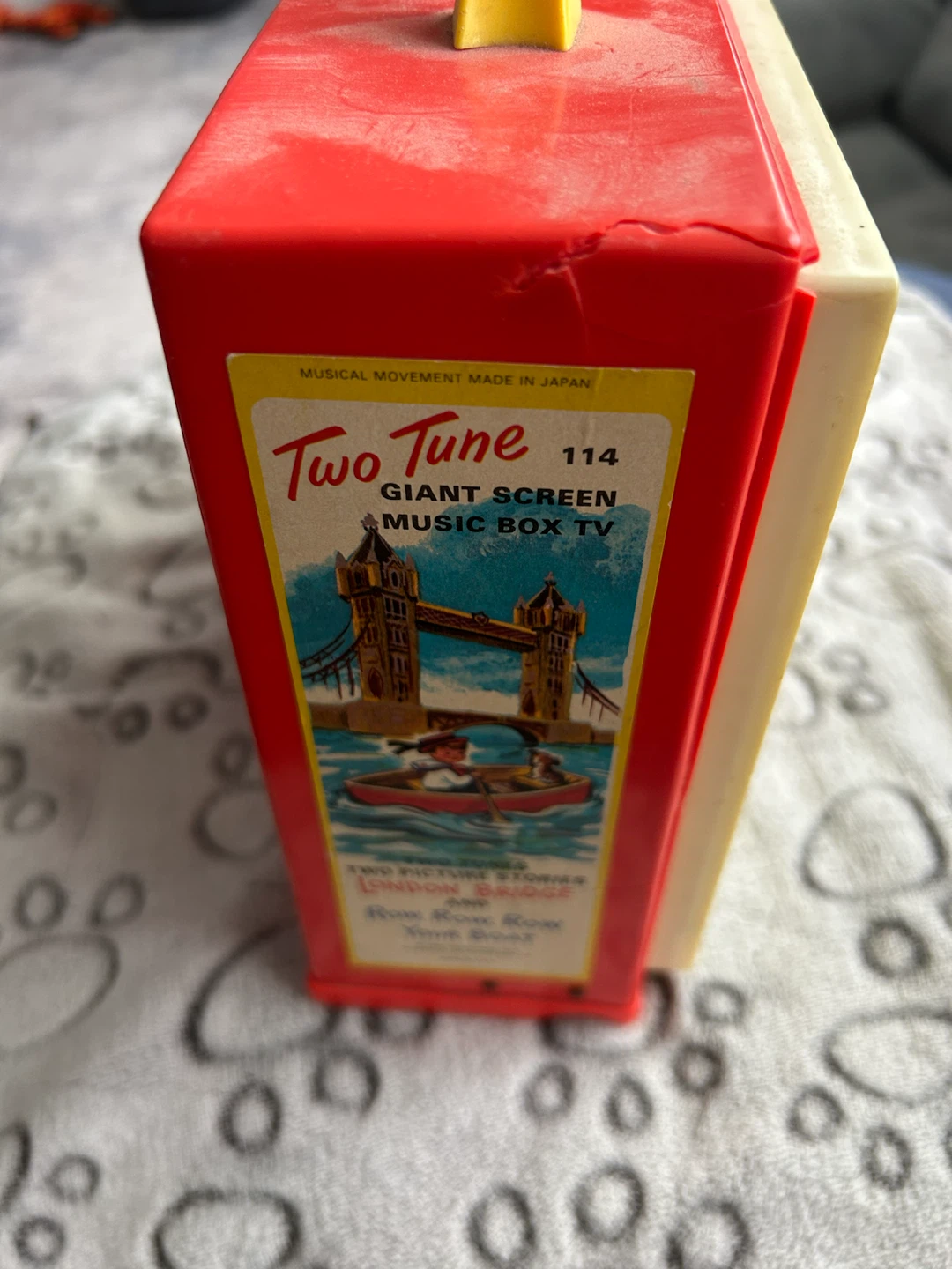 Vintage Fisher-Price Two Tune Music Box TV - photo 2