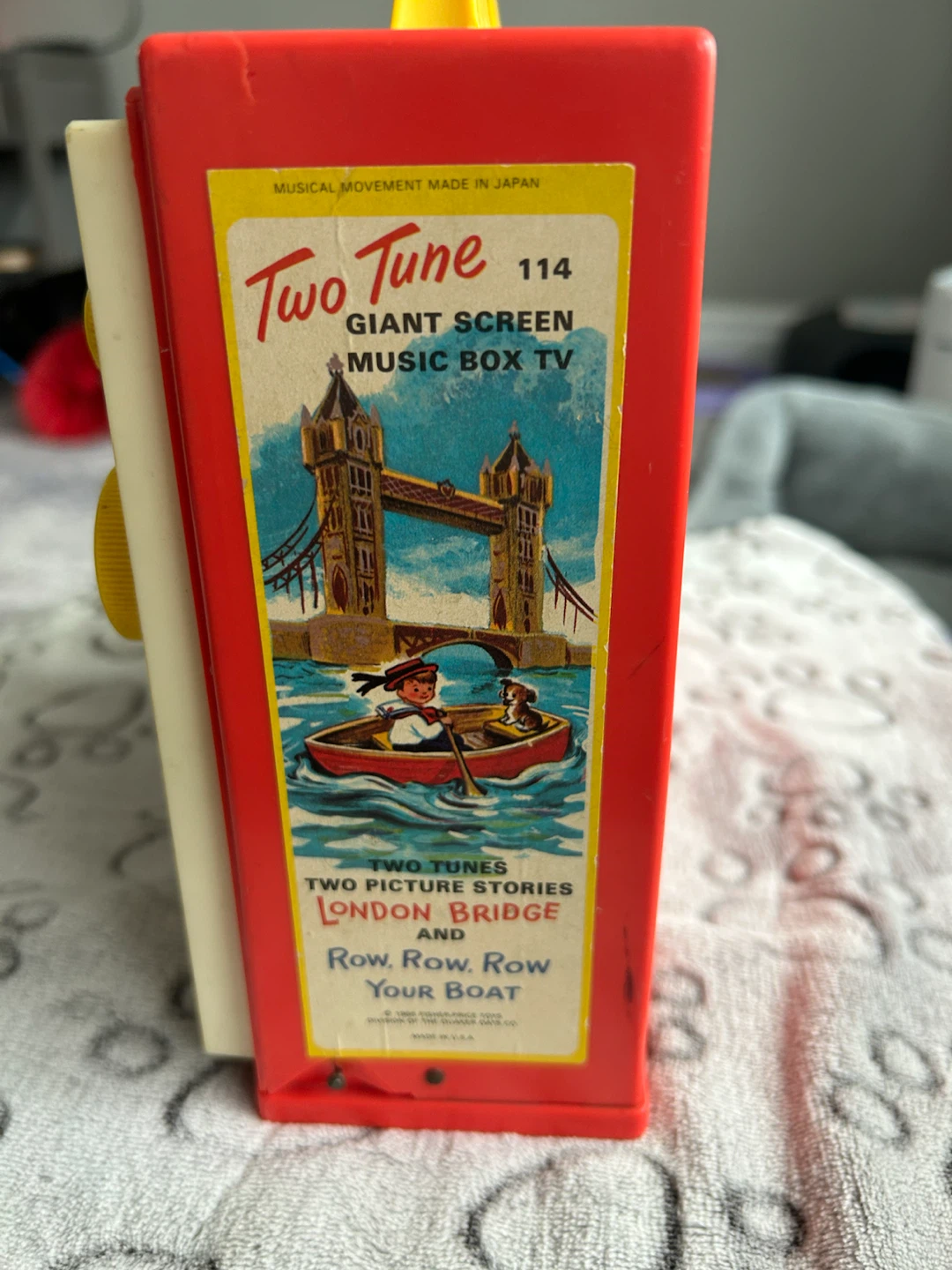 Vintage Fisher-Price Two Tune Music Box TV - photo 3