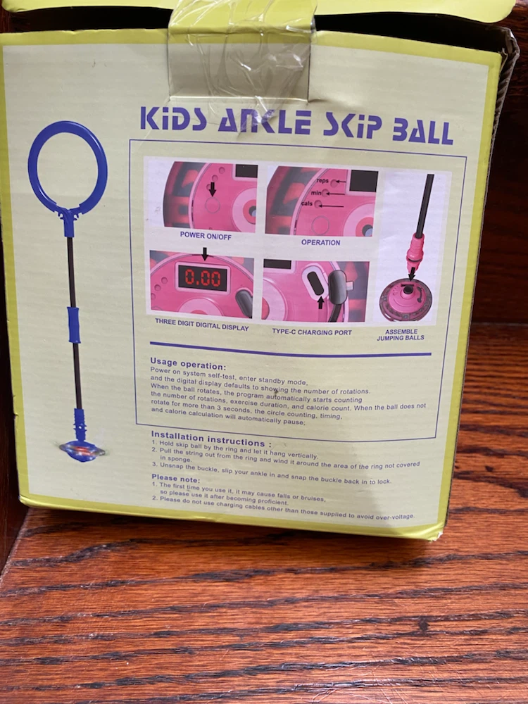 Kids Ankle Skip Ball with Digital Counter - photo 5