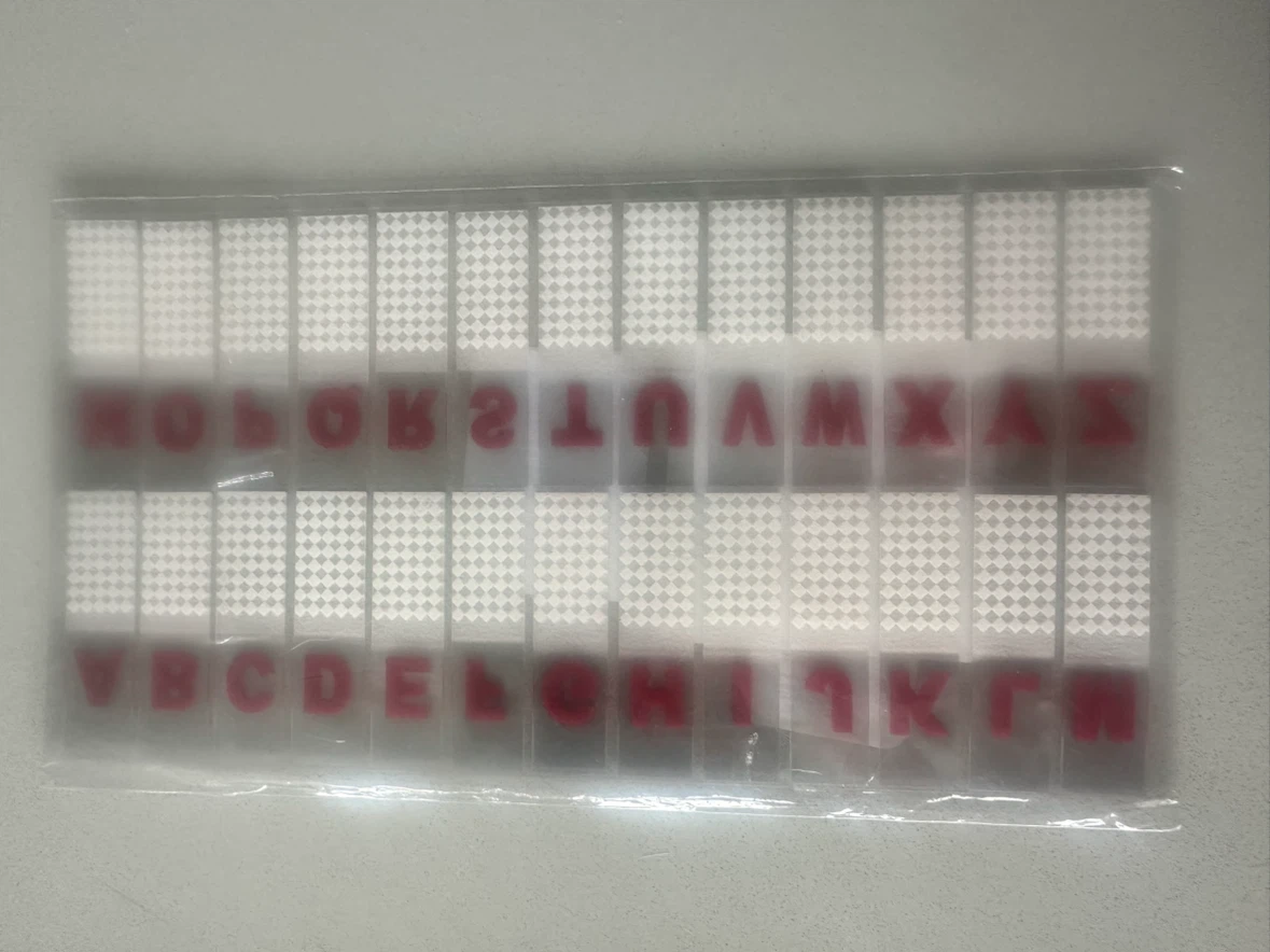 Package of Lettered book sticky tabs - photo 2