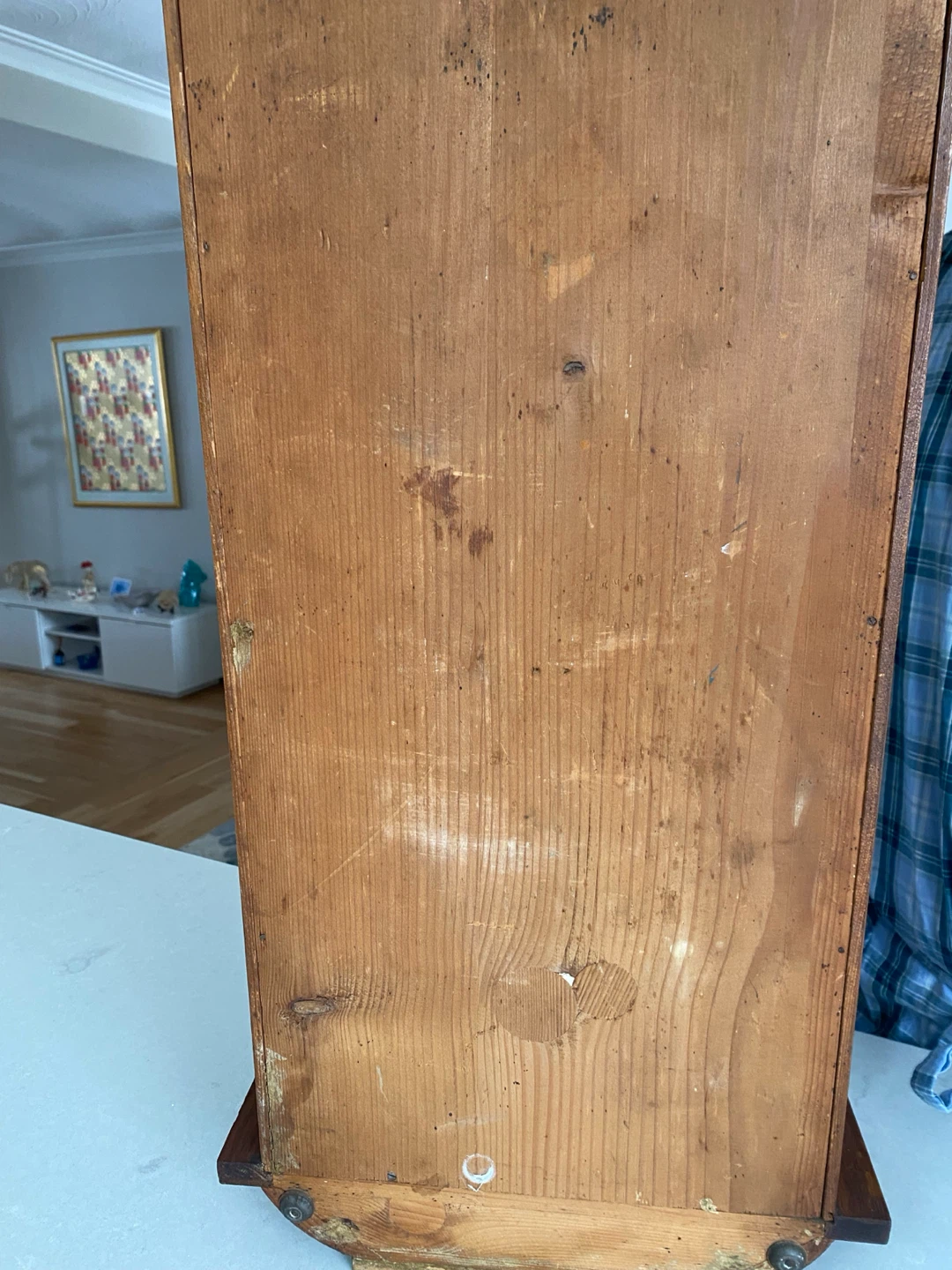 Antique Oak Wall Clock - photo 4