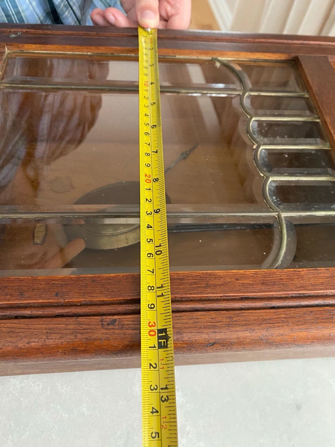 Antique Oak Wall Clock - photo 5
