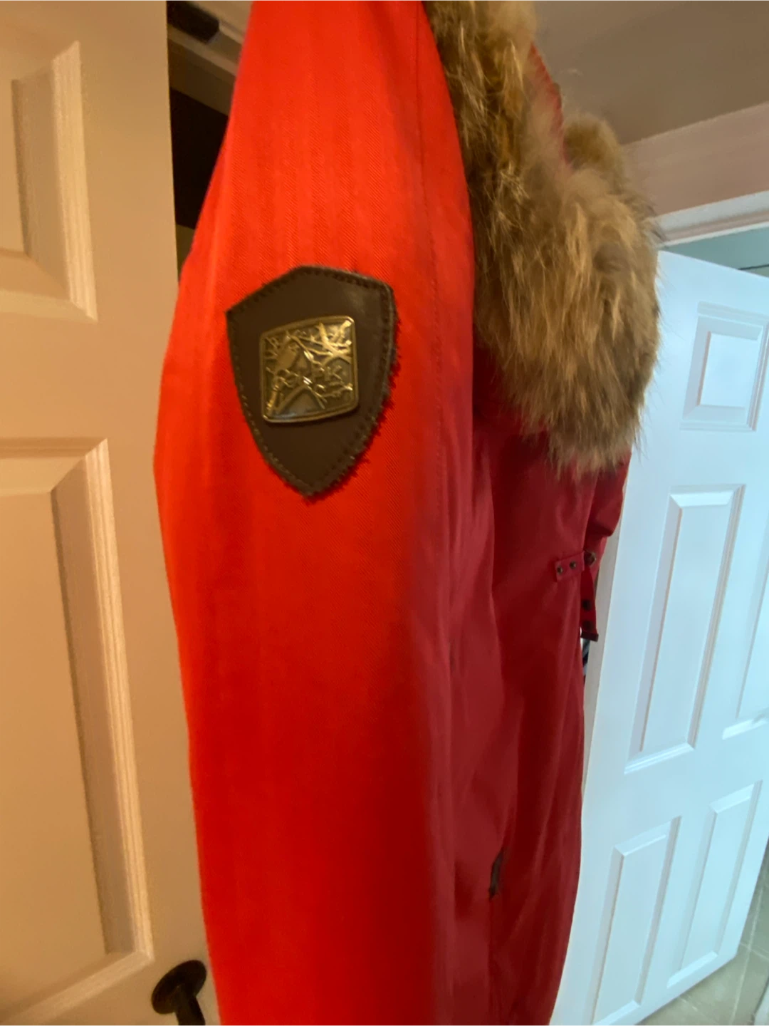 Red Parka with Fur Hood - photo 2