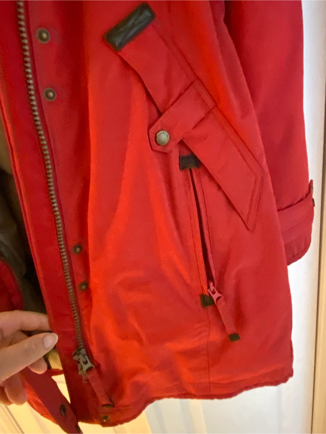 Red Parka with Fur Hood - photo 3