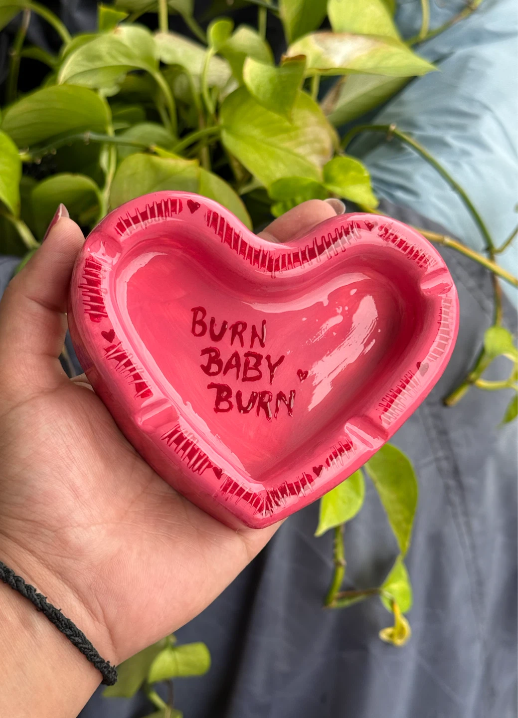Collectable’s Pink Heart Ashtray