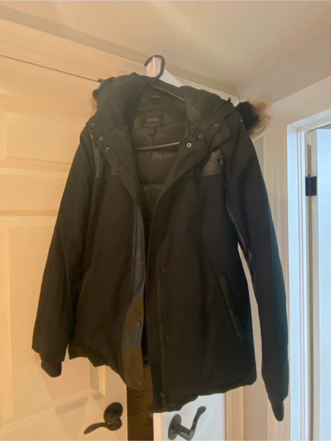 Danier Black Parka Jacket - photo 3