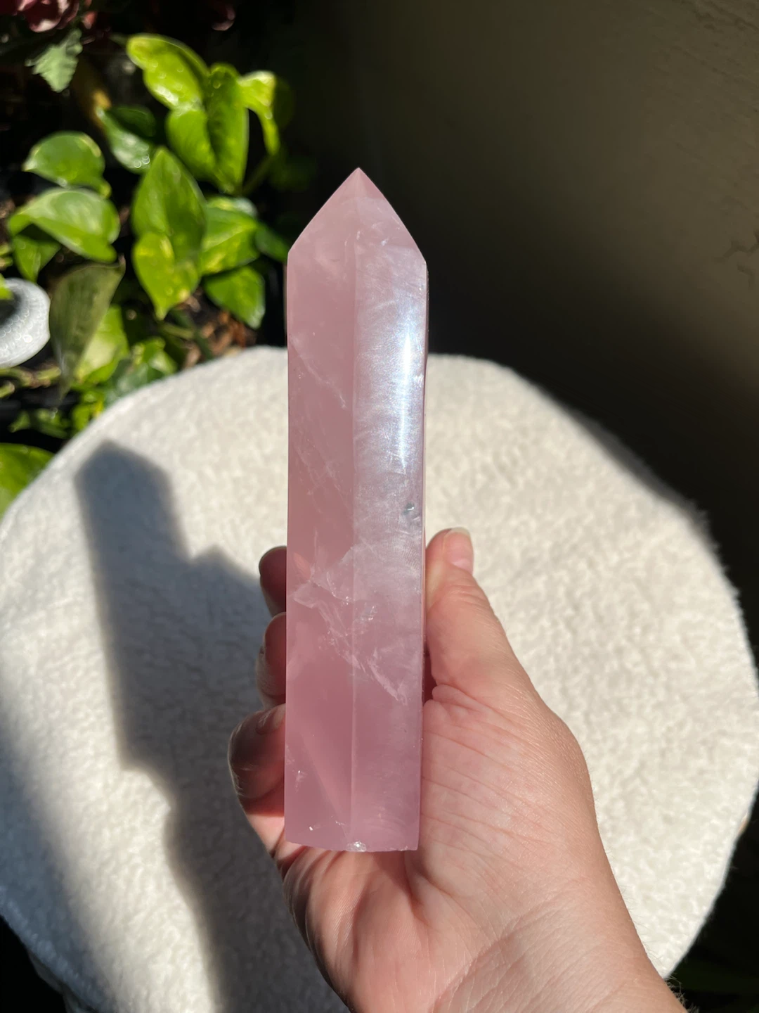 Rose Quartz Double Point, Stunning Statement Piece - photo 2