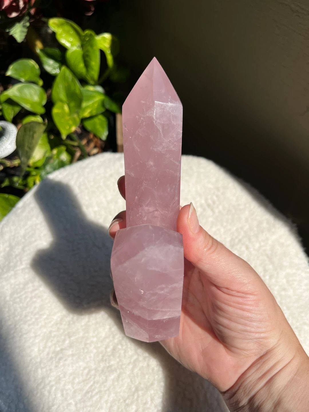 Rose Quartz Double Point, Stunning Statement Piece - photo 3