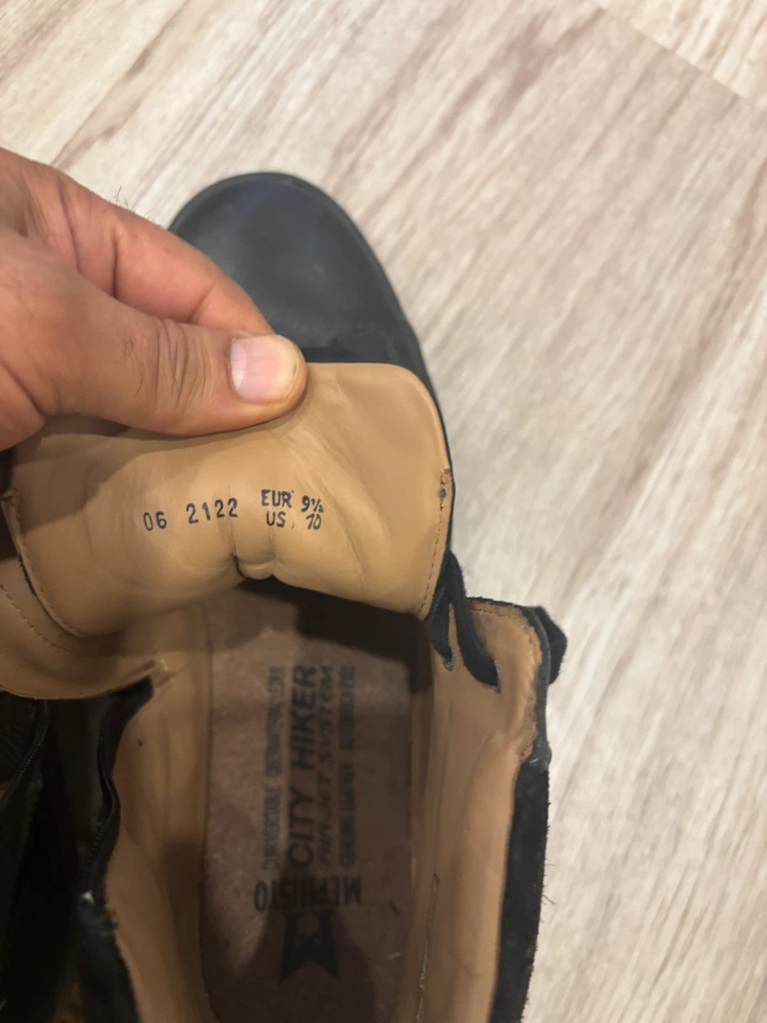 Mephisto Black Leather City Hiker Sneakers - photo 2