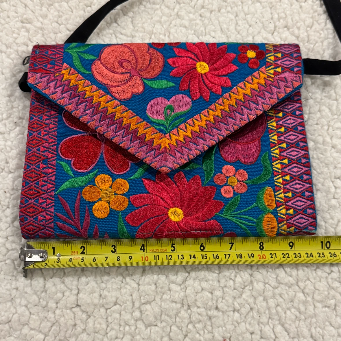 Embroidered Floral Clutch Bag - photo 5