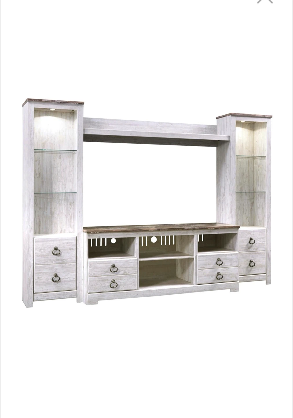 ASHLEY WILLOWTON 3PCE WALL UNIT - photo 2