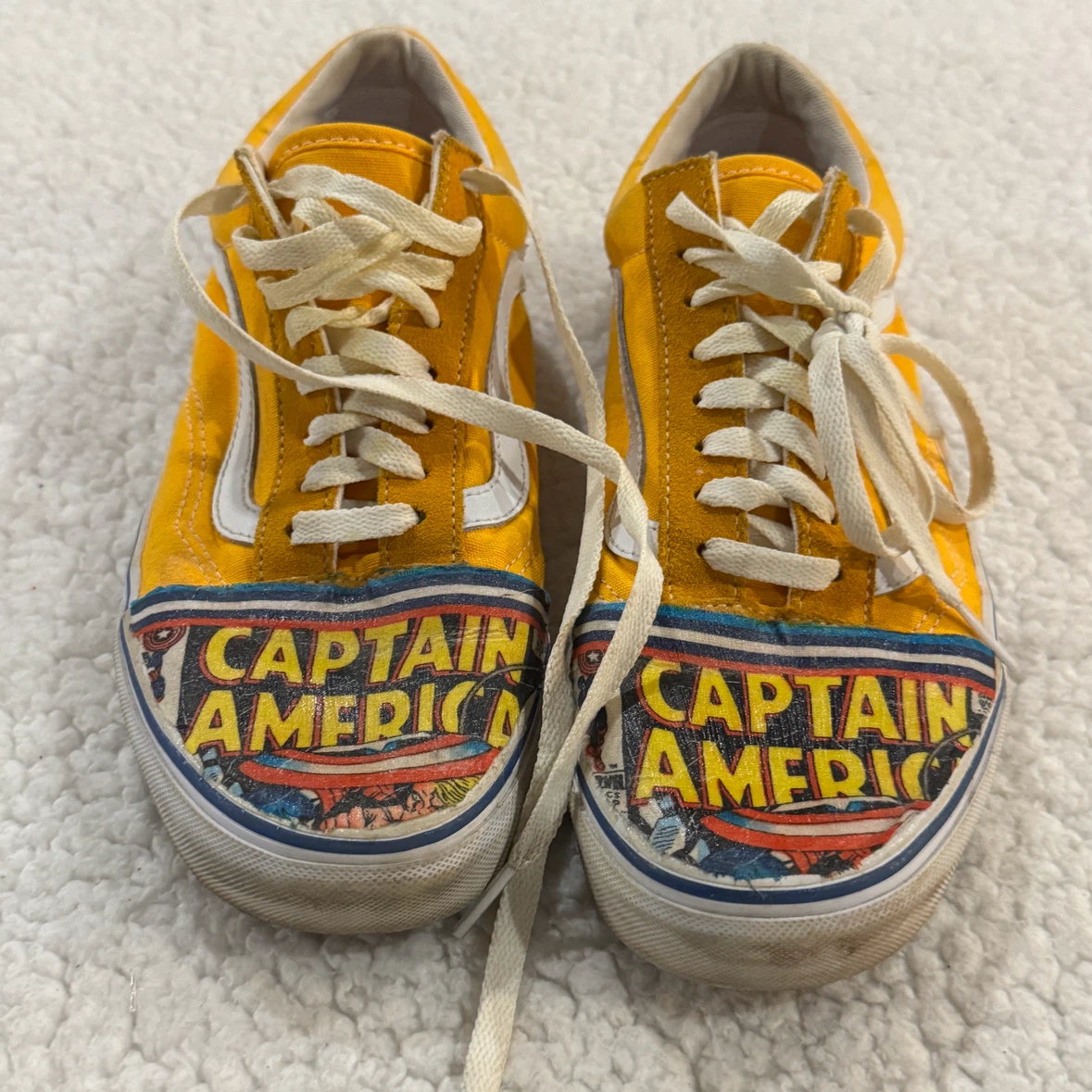 Vans Old Skool Captain America - Men’s 8, Women’s 9.5 - photo 2