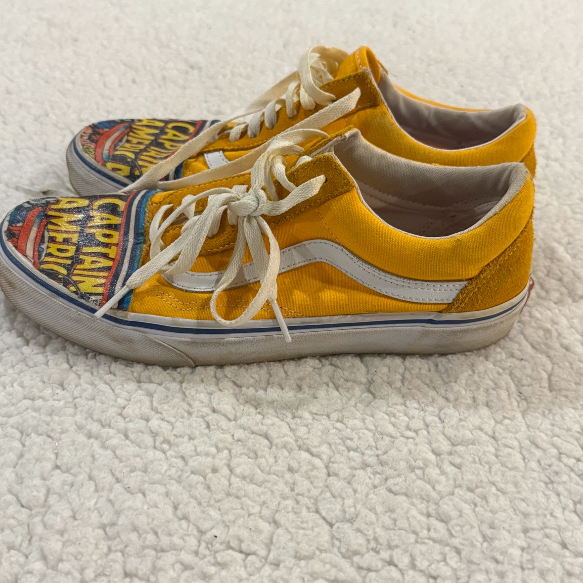 Vans Old Skool Captain America - Men’s 8, Women’s 9.5 - photo 3