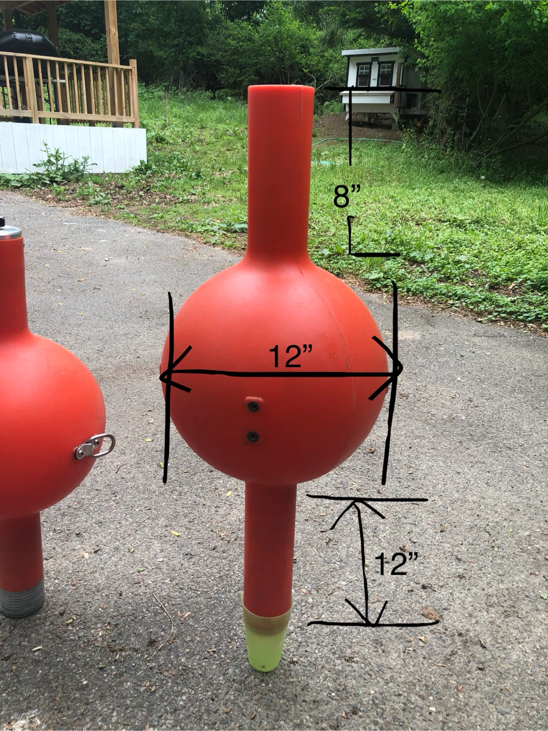 Red buoy marker for pool or lake - photo 5
