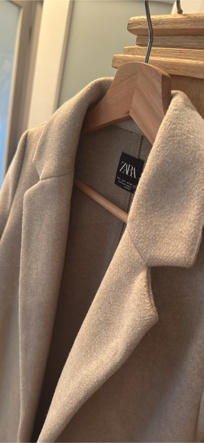 ZARA Beige Coat - Size S - photo 2