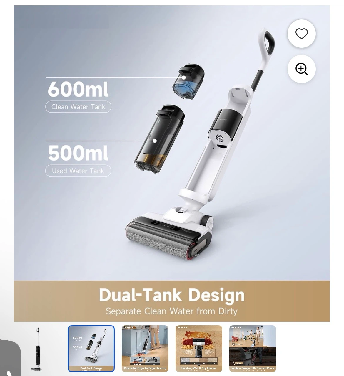 DREAMe Wet Dry Vacuum Mop - photo 3