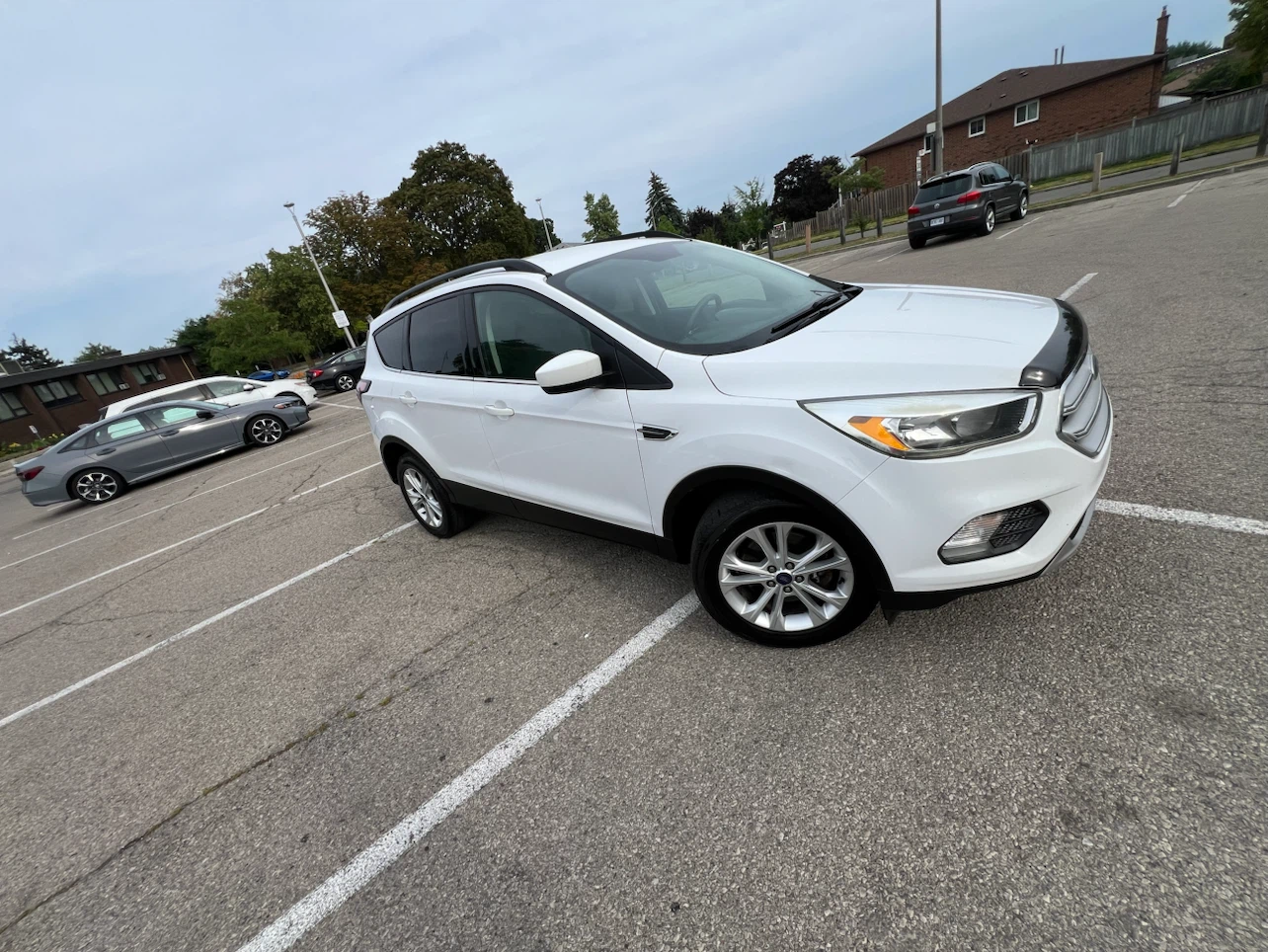 White Ford Escape