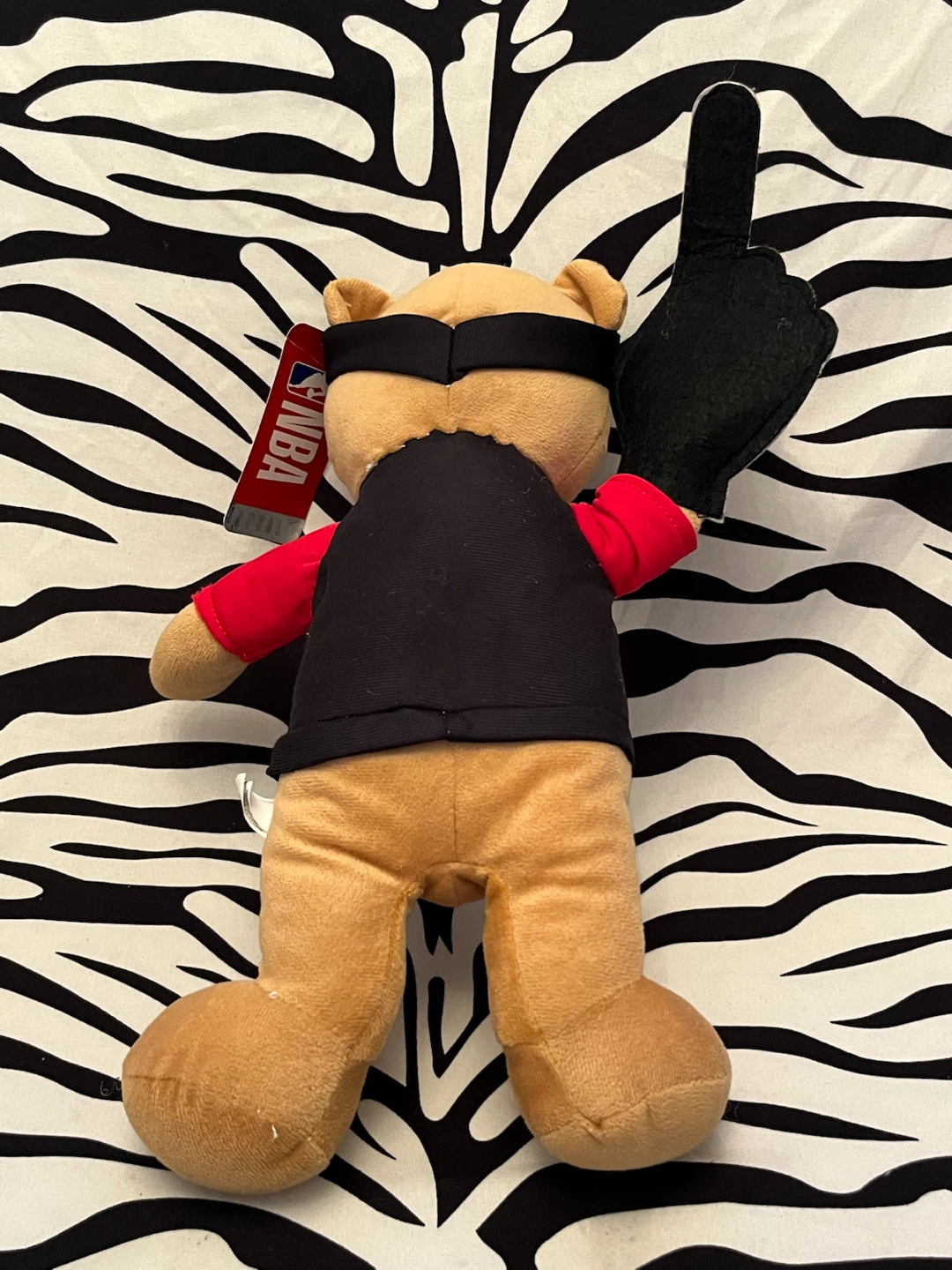 ♥️ Toronto Raptors #1 Fan" NBA Basketball Plush Bear ♥️ - photo 3