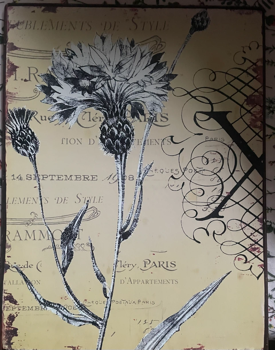Vintage Style Botanical Wall Art Tin Sign - photo 2