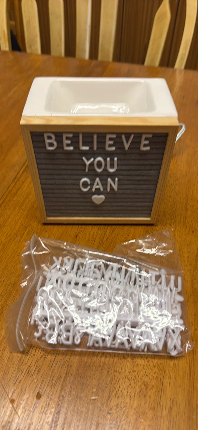 Letter Board element warmer