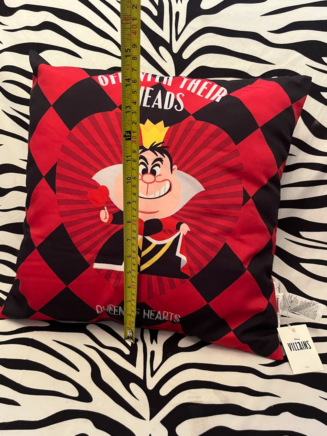 ♥️ Disney Villains Collection Queen of Hearts Pillow ♥️ - photo 3