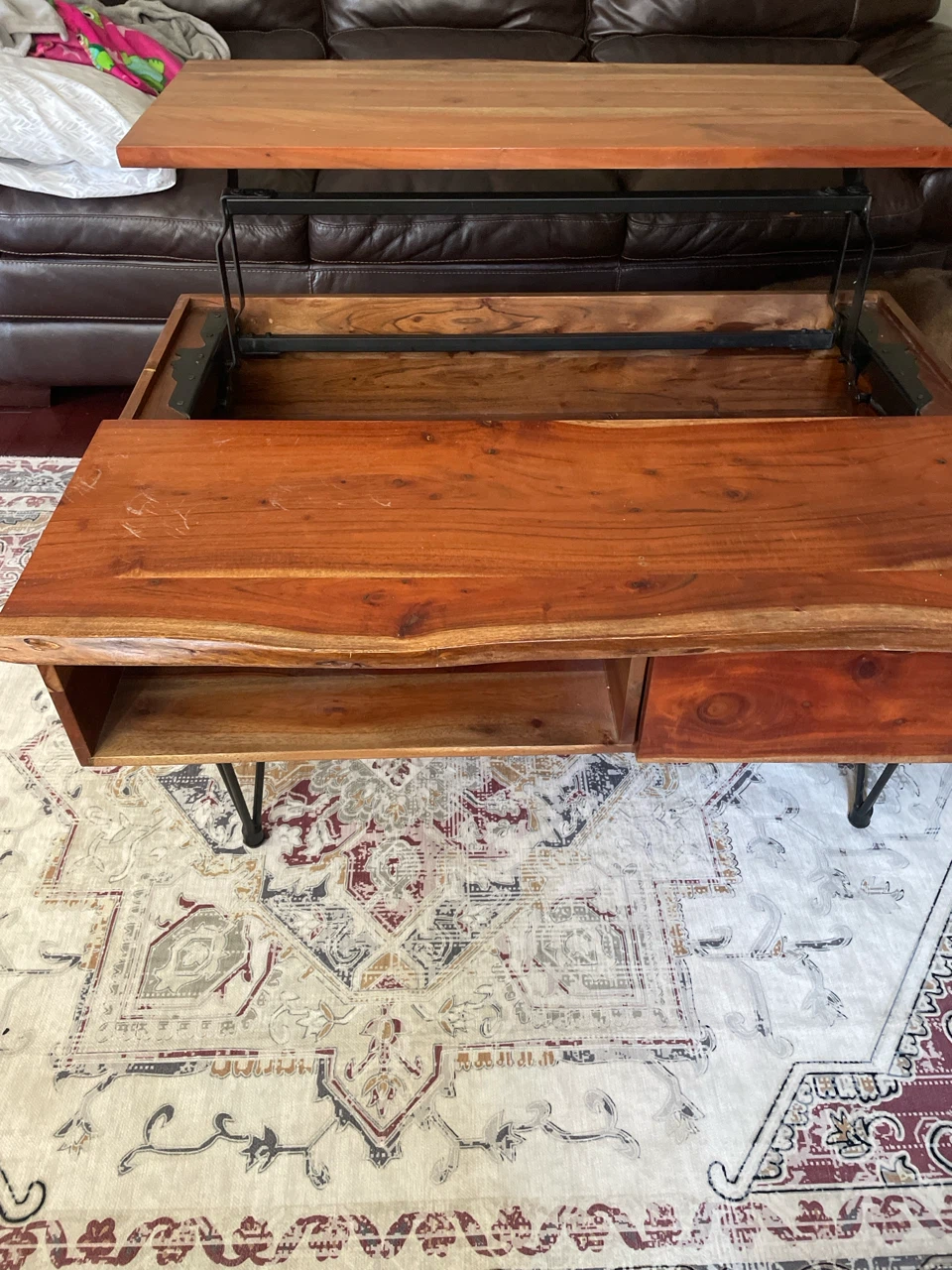 Wood coffee table - photo 2