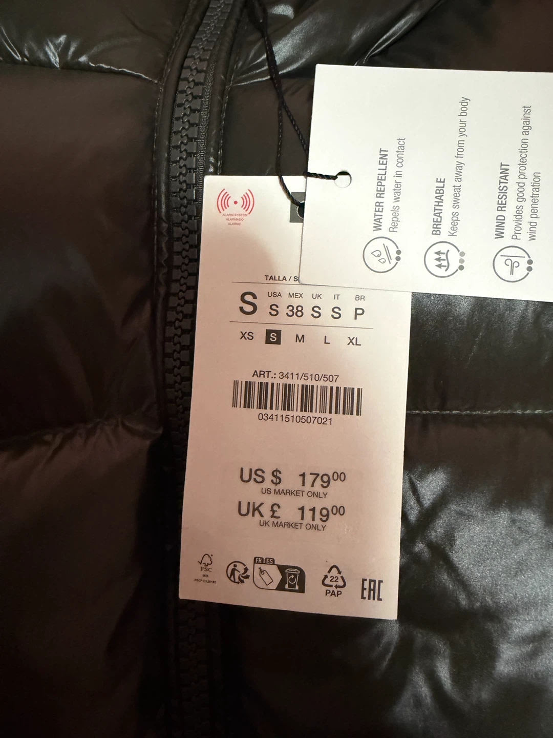 Never worn! ZARA Puffer Jacket - photo 2