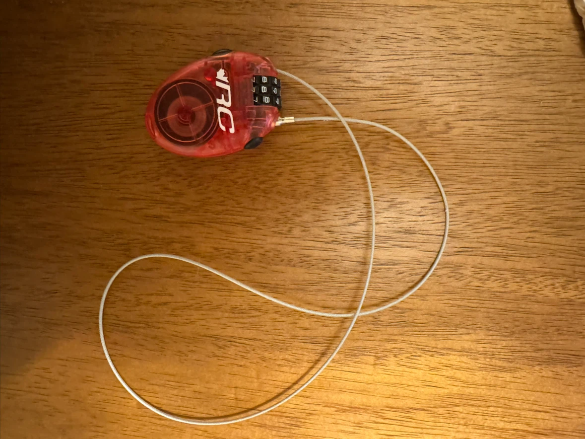Retractable & Resettable Cable Lock - photo 3