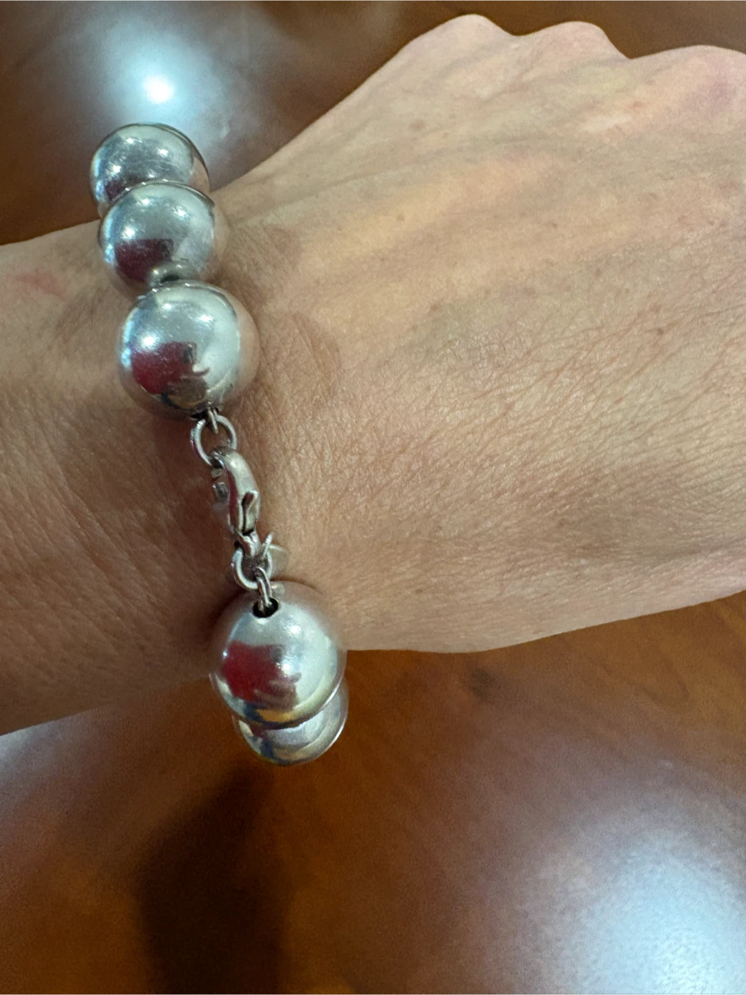 Tiffany & Co. Sterling Silver Ball Bracelet - photo 3