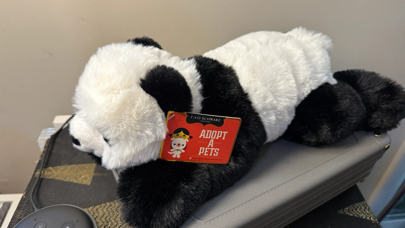FAO Schwarz Adopt-a-Pets Panda Plush Toy