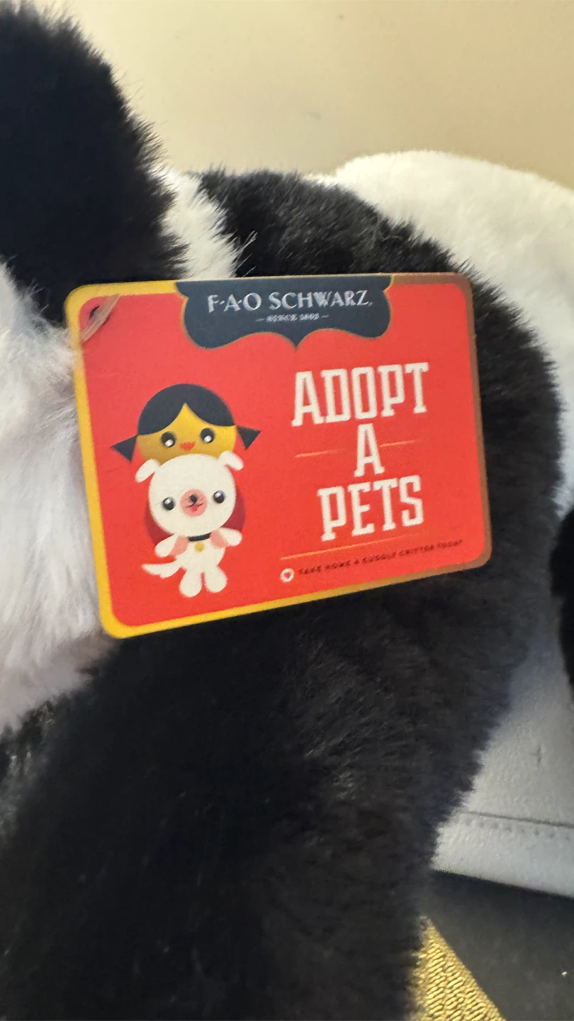 FAO Schwarz Adopt-a-Pets Panda Plush Toy - photo 3