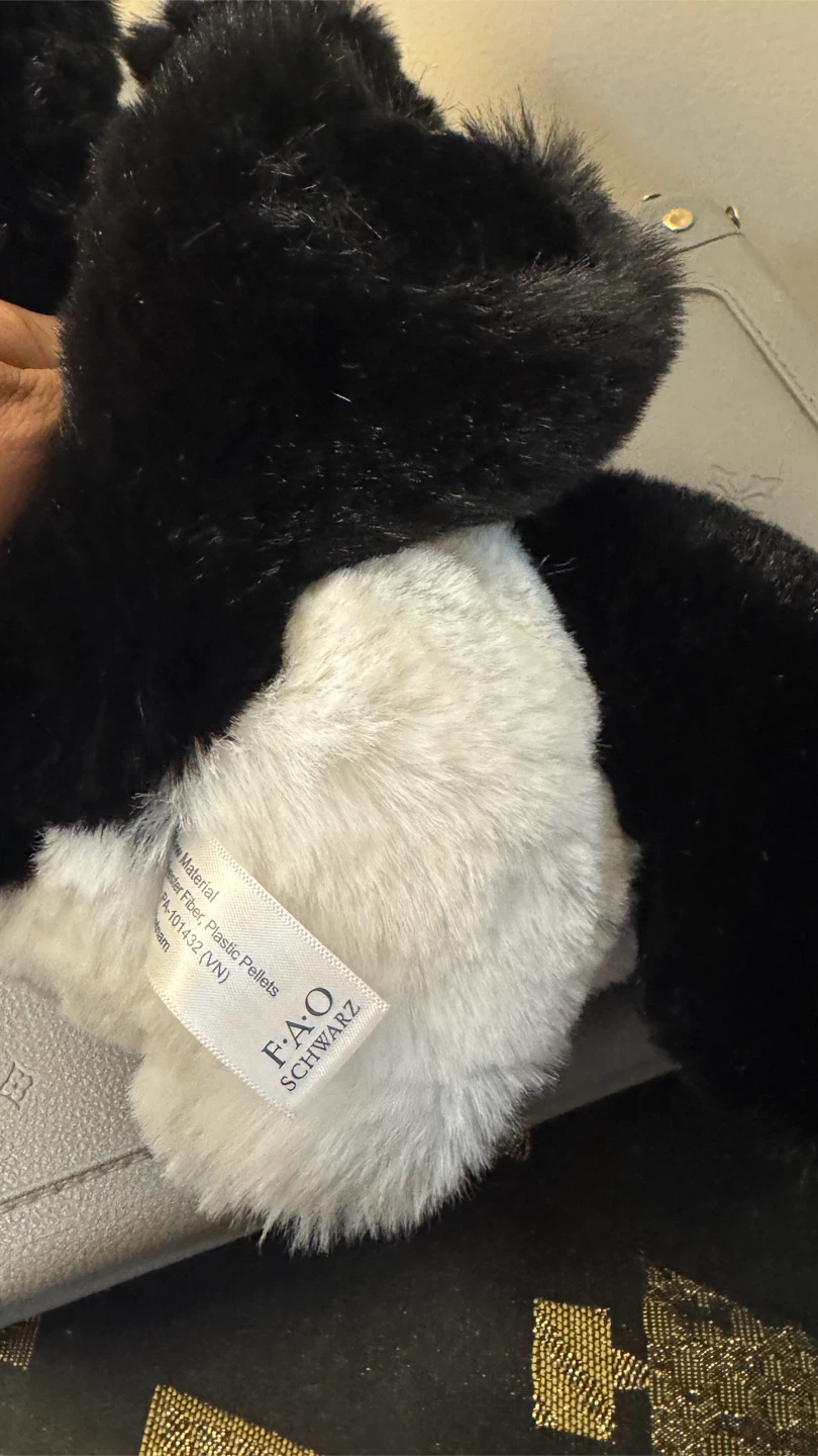 FAO Schwarz Adopt-a-Pets Panda Plush Toy - photo 5
