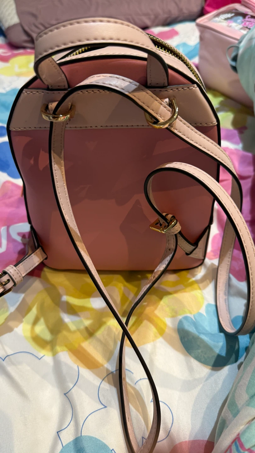 Michael Kors Pink MK Logo Backpack - photo 5